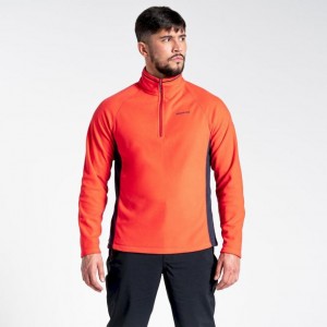 Chandails En Molleton Craghoppers Corey Half Zip Homme Orange | AIZF35461