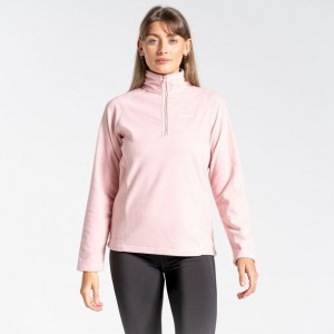 Chandails En Molleton Craghoppers Miska Half Zip Femme Rose | WKZM87201