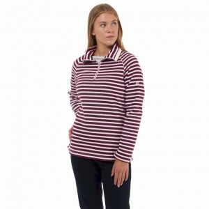 Chandails En Molleton Craghoppers Natalia Half Zip Femme Violette | FRGC94867