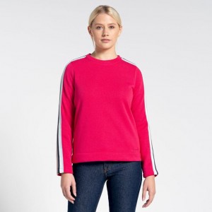 Chandails En Molleton Craghoppers Pinalla Crew Neck Femme Rose | KWFQ29415