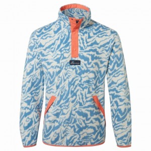 Chandails En Molleton Craghoppers Teton Overhead Homme Turquoise | KFAP34856