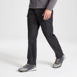 Pantalon Craghoppers Expert Kiwi Tailored Homme Noir | MYIA09168