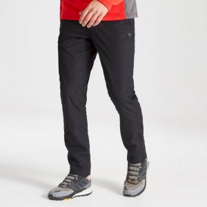 Pantalon Craghoppers Kiwi Slim Homme Noir | NTYG10273