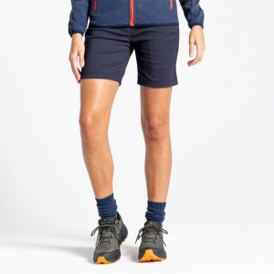 Shorts Craghoppers Stretch Kiwi Pro III Femme Bleu Marine | LQYJ18695