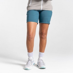 Shorts Craghoppers Stretch Kiwi Pro III Femme Turquoise | SRJC57349