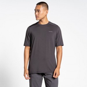 T Shirts Craghoppers Belardo Corta Sleeve Homme Noir | CVRI40357