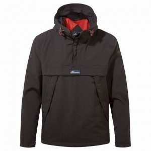 Veste Imperméable Craghoppers Anderson Cagoule Homme Noir | NAHQ25061