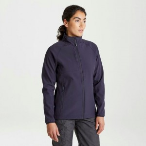 Veste Softshell Craghoppers Expert Basecamp Femme Bleu Marine | OKJV76431