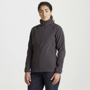 Veste Softshell Craghoppers Expert Basecamp Femme Marron Foncé | WYEH40938