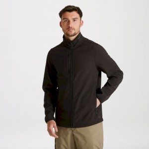 Veste Softshell Craghoppers Expert Basecamp Homme Noir | SGMJ29854