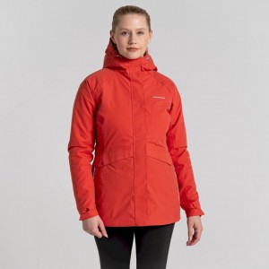 Veste À Capuche Craghoppers Caldbeck Thermic Femme Orange | AWYH54391