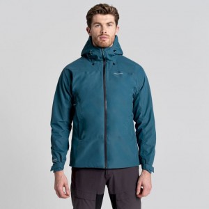 Veste À Capuche Craghoppers Creevey Homme Turquoise | AEFV58490