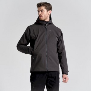 Veste À Capuche Craghoppers Dynamic Pro Homme Noir | PQZN19307