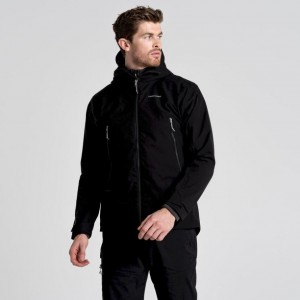 Veste À Capuche Craghoppers Dynamic Pro Homme Noir | BIVA28341