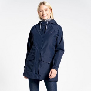 Veste À Capuche Craghoppers Lilah Femme Bleu Marine | BZFX40985