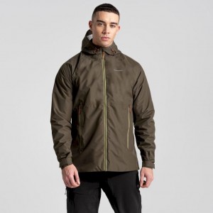 Veste À Capuche Craghoppers Sebastian Homme Vert Olive | PBJN70195