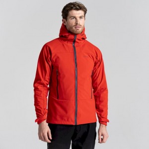 Veste À Capuche Craghoppers Tripp Homme Rouge | GUNC70124