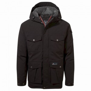 Veste À Capuche Craghoppers Waverley Thermic Homme Noir | ZBXI04751