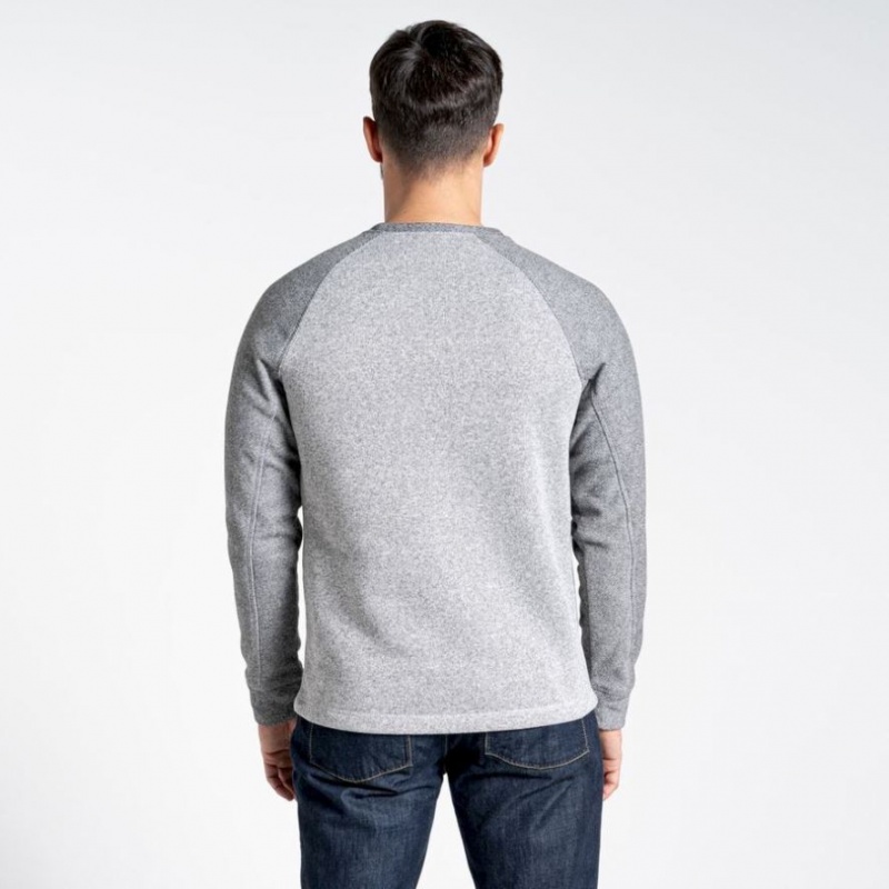 Chandails En Molleton Craghoppers Barker Jumper Homme Grise | NVZK83425