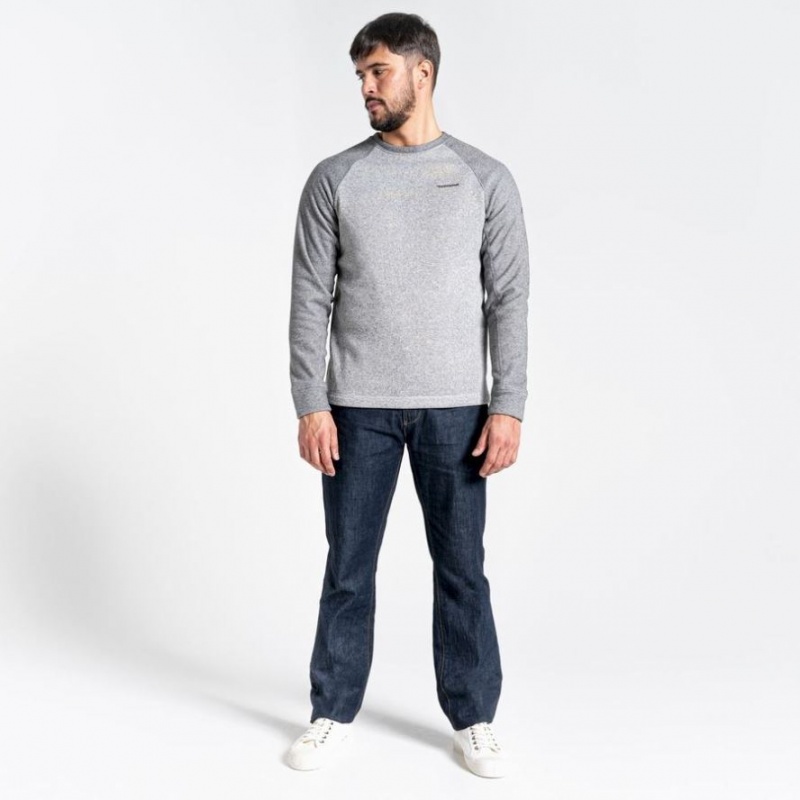 Chandails En Molleton Craghoppers Barker Jumper Homme Grise | NVZK83425