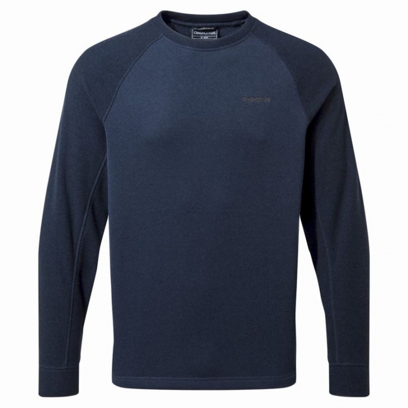 Chandails En Molleton Craghoppers Barker Jumper Homme Bleu Marine | BRNH67915