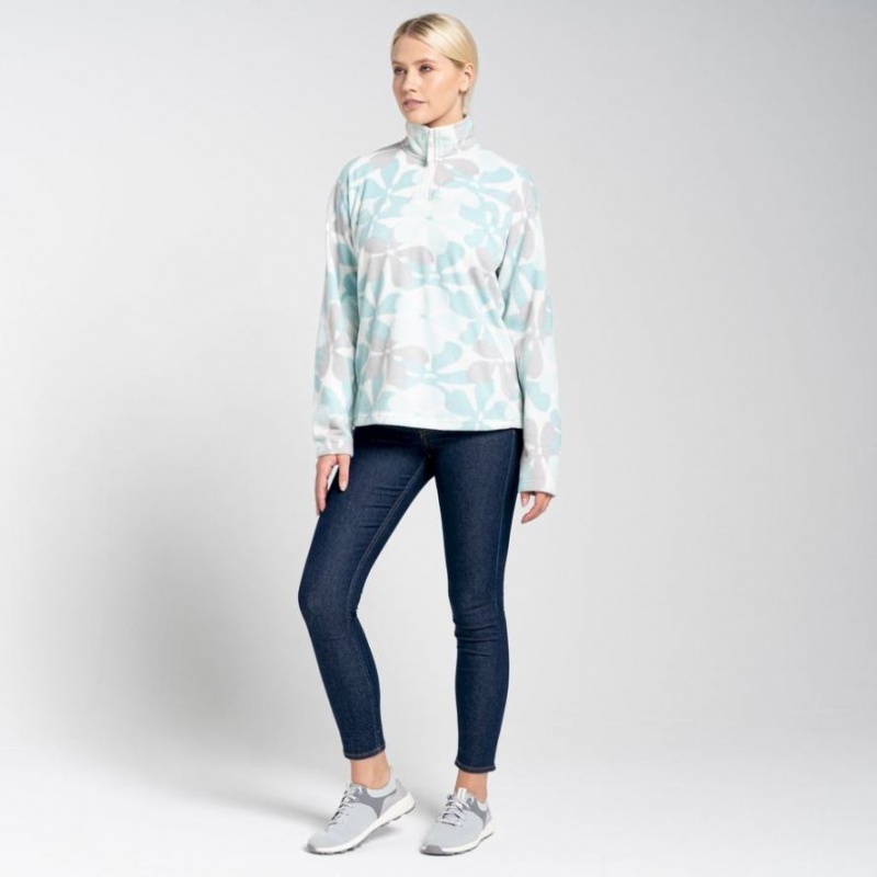 Chandails En Molleton Craghoppers Cabrillo Half Zip Femme Multicolore | TESA32167