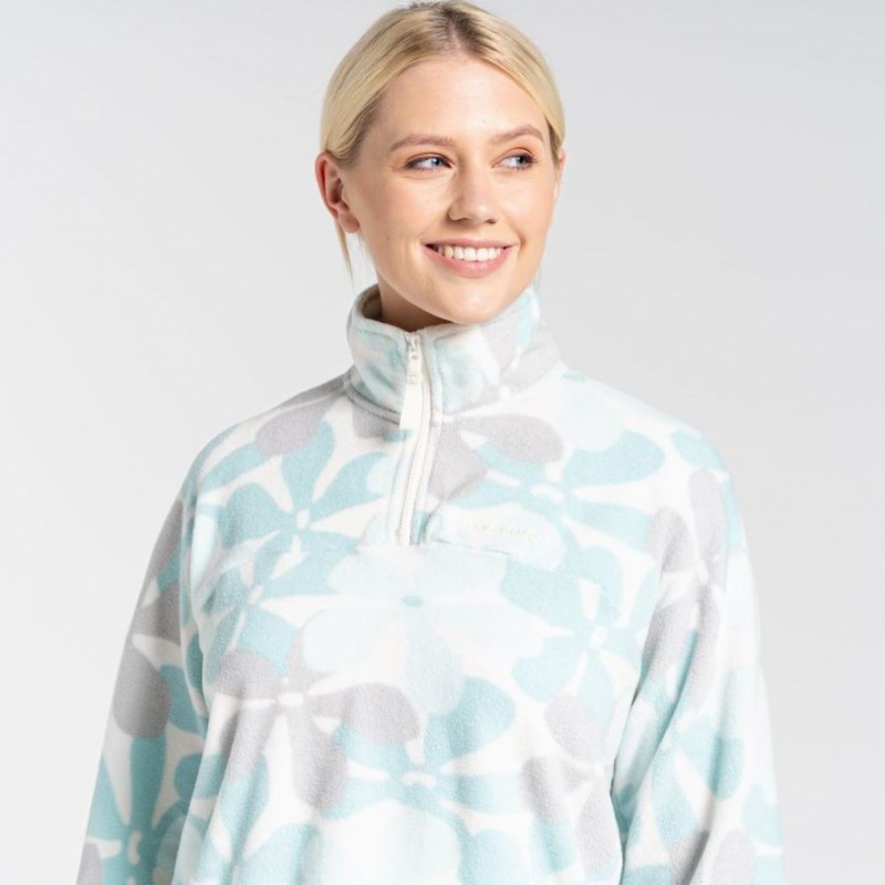 Chandails En Molleton Craghoppers Cabrillo Half Zip Femme Multicolore | TESA32167