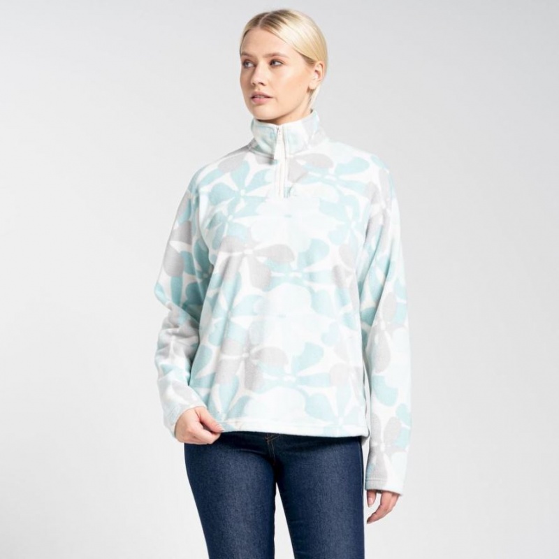 Chandails En Molleton Craghoppers Cabrillo Half Zip Femme Multicolore | TESA32167