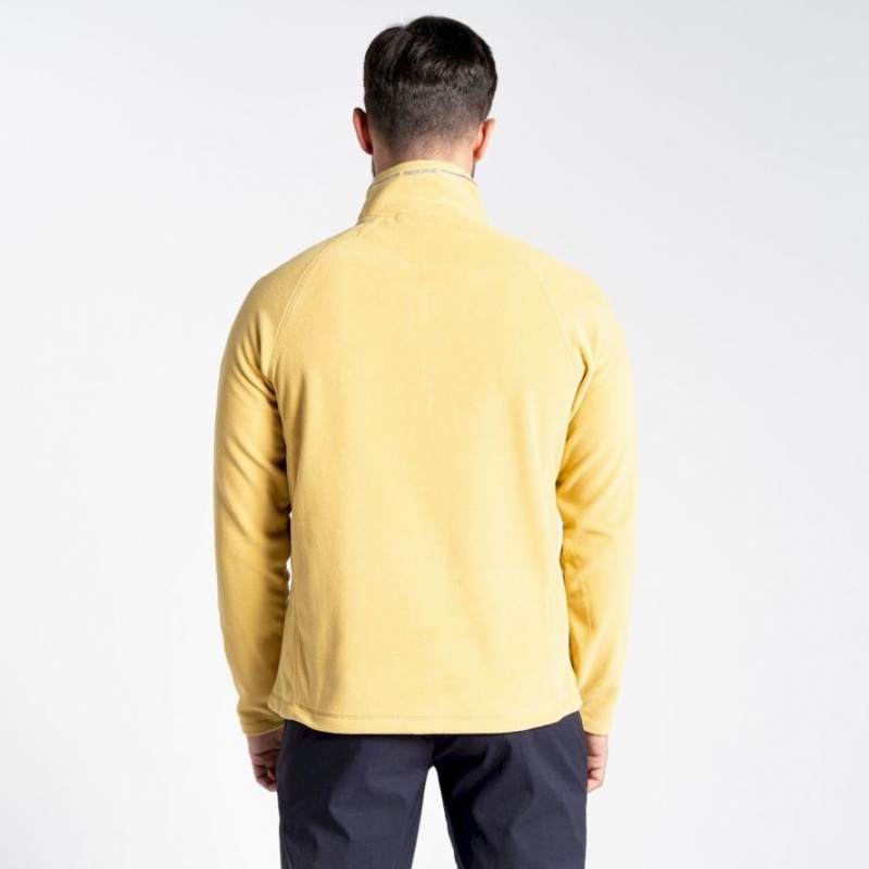 Chandails En Molleton Craghoppers Corey Half Zip Homme Jaune | BKSX97123