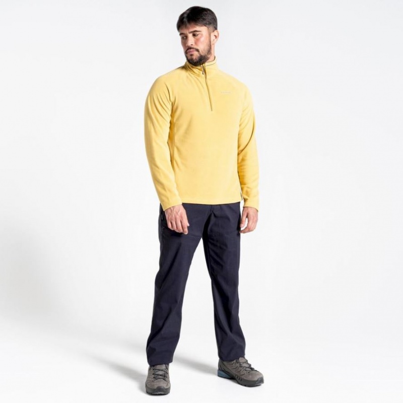 Chandails En Molleton Craghoppers Corey Half Zip Homme Jaune | BKSX97123