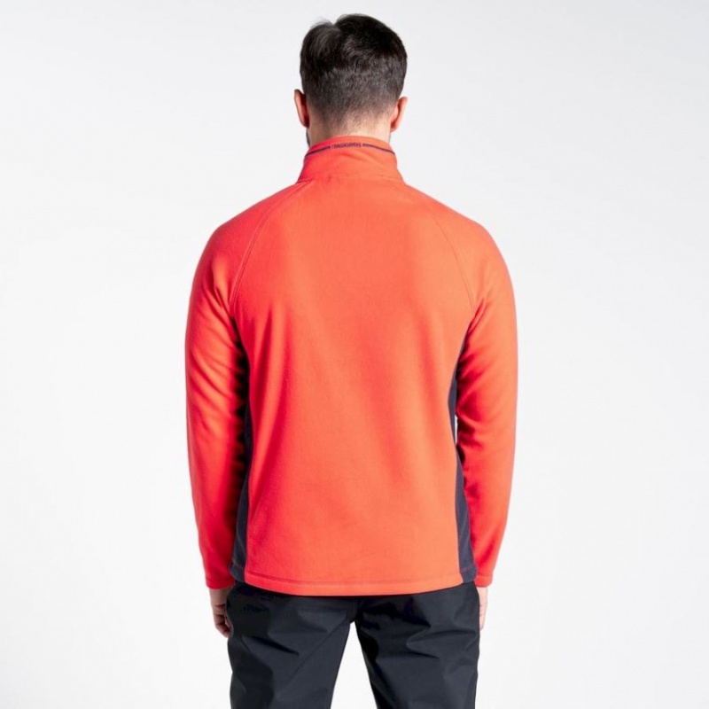 Chandails En Molleton Craghoppers Corey Half Zip Homme Orange | AIZF35461