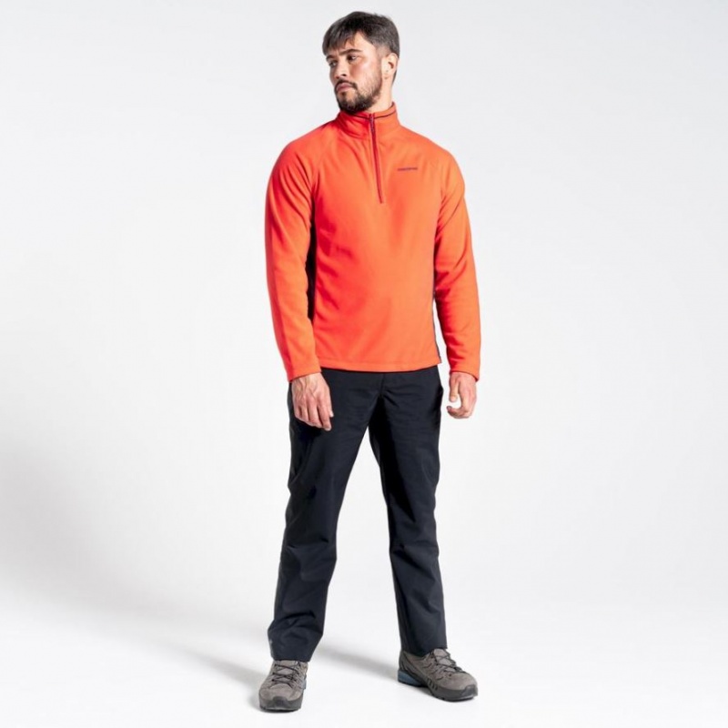 Chandails En Molleton Craghoppers Corey Half Zip Homme Orange | AIZF35461