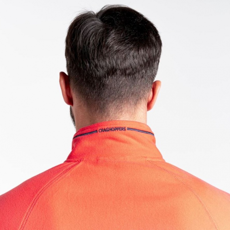 Chandails En Molleton Craghoppers Corey Half Zip Homme Orange | AIZF35461