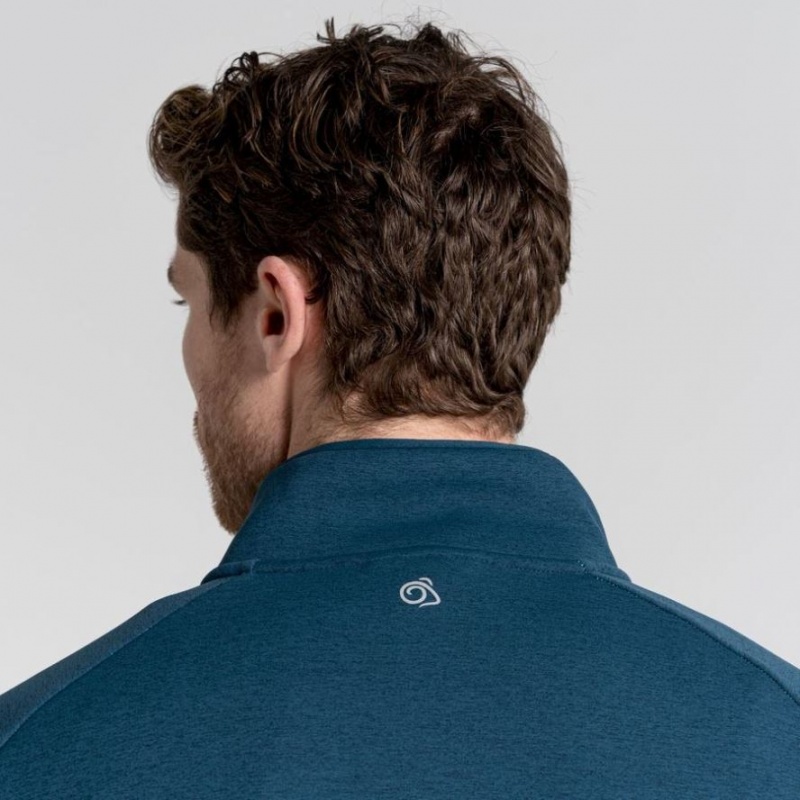 Chandails En Molleton Craghoppers Dynamic Pro Half Zip Homme Bleu Marine | AVYP03475