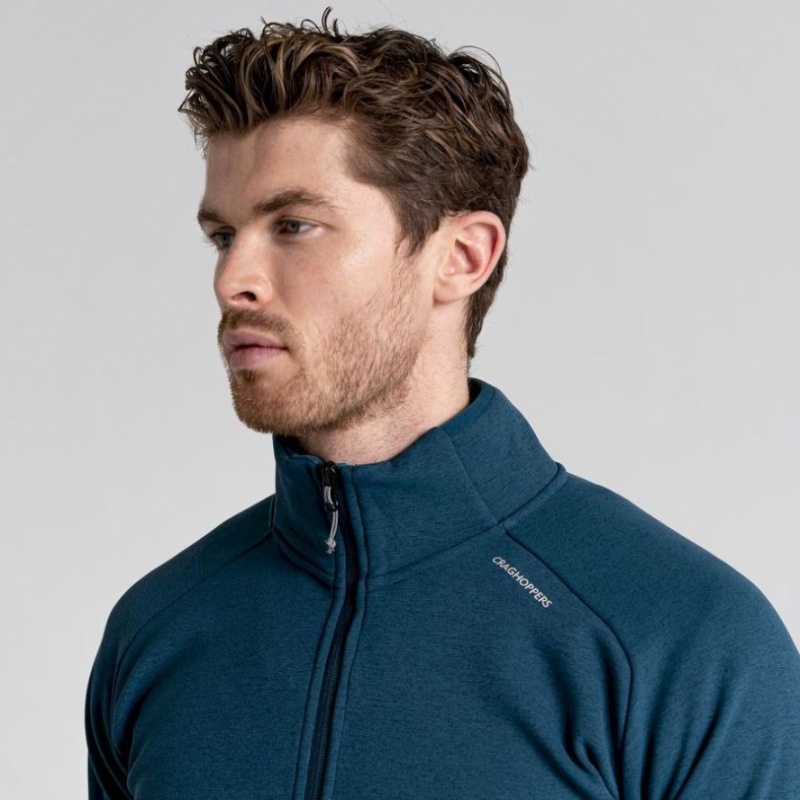 Chandails En Molleton Craghoppers Dynamic Pro Half Zip Homme Bleu Marine | AVYP03475