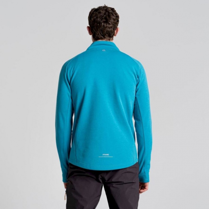 Chandails En Molleton Craghoppers Dynamic Pro Half Zip Homme Bleu | BJVF50382