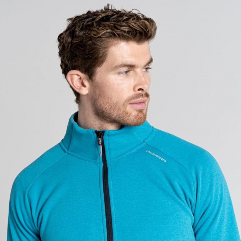 Chandails En Molleton Craghoppers Dynamic Pro Half Zip Homme Bleu | BJVF50382