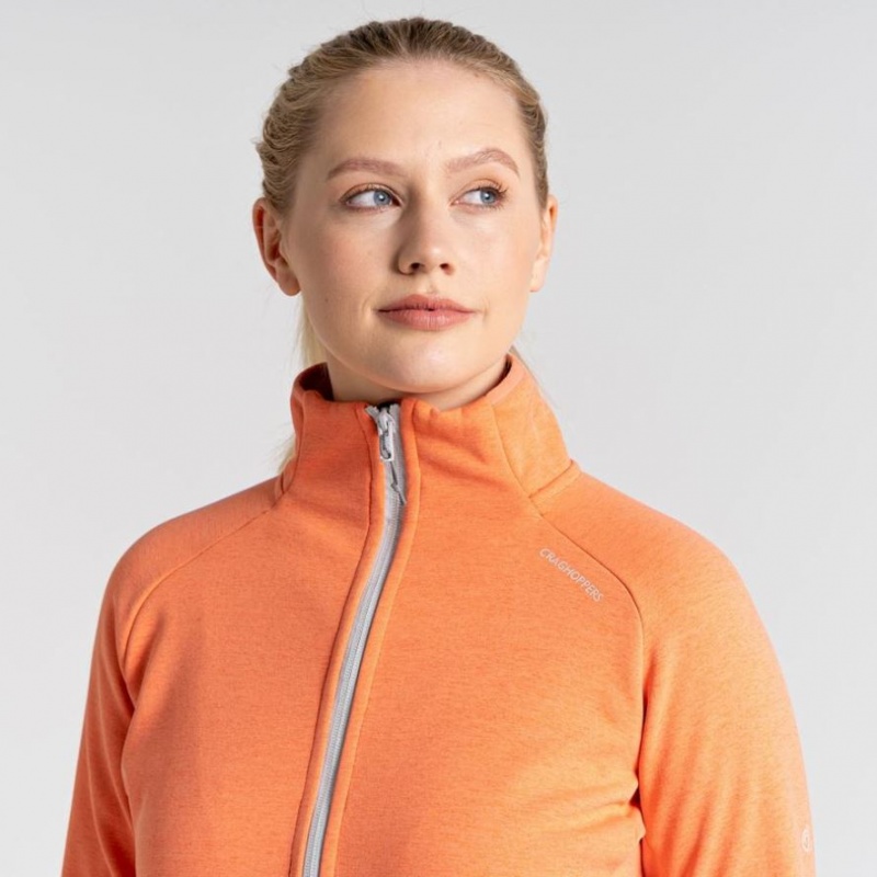 Chandails En Molleton Craghoppers Dynamic Pro Half Zip Femme Corail | LTAB79318