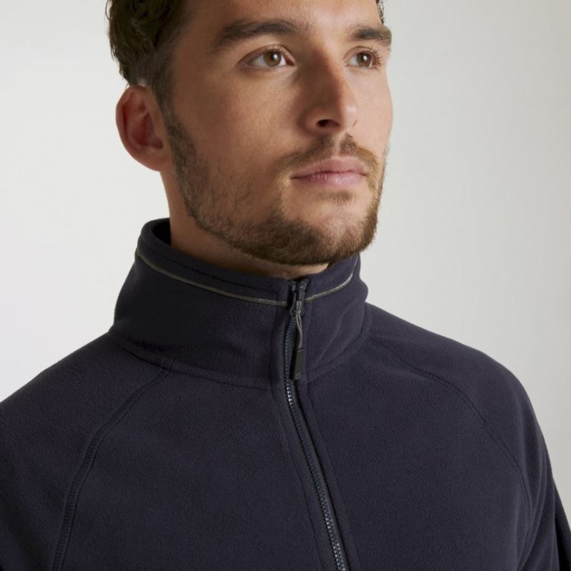 Chandails En Molleton Craghoppers Expert Corey 200 Half Zip Homme Bleu Marine | AQHO45092