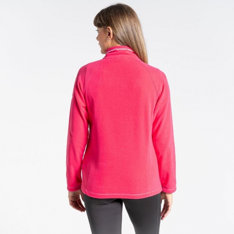 Chandails En Molleton Craghoppers Miska Half Zip Femme Rose | PMZQ53769