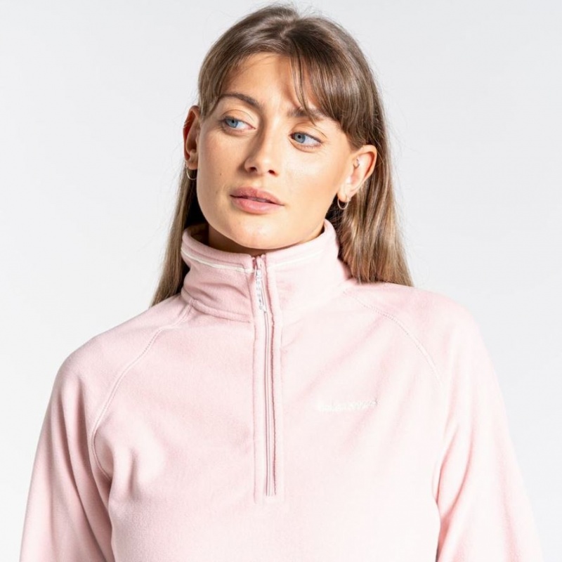 Chandails En Molleton Craghoppers Miska Half Zip Femme Rose | WKZM87201