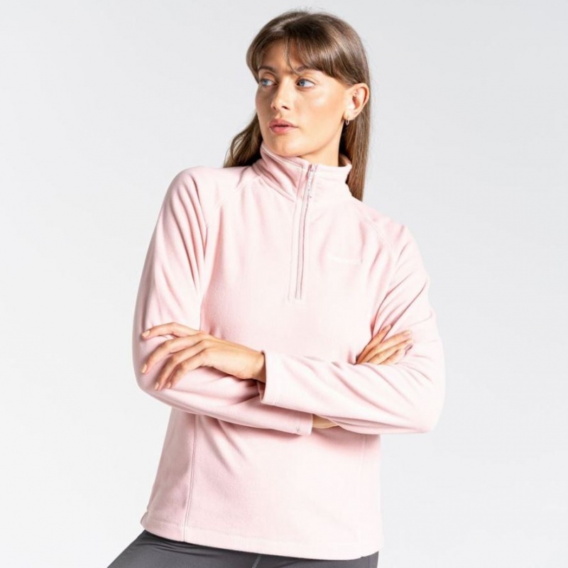 Chandails En Molleton Craghoppers Miska Half Zip Femme Rose | WKZM87201