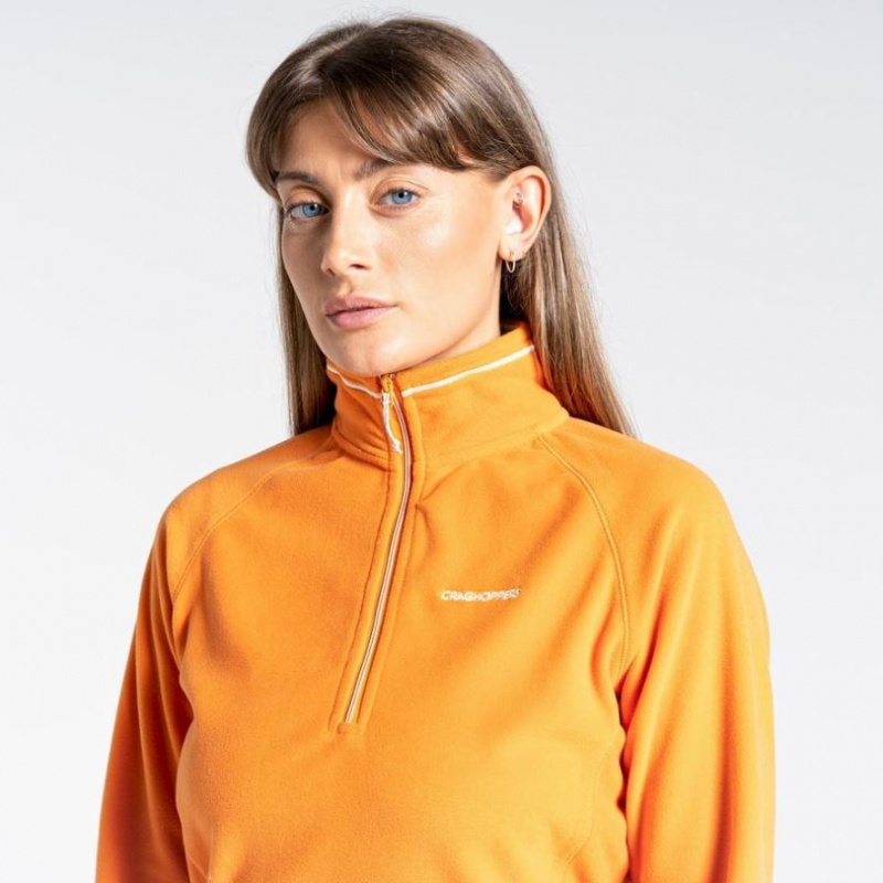 Chandails En Molleton Craghoppers Miska Half Zip Femme Orange | YZJF63948