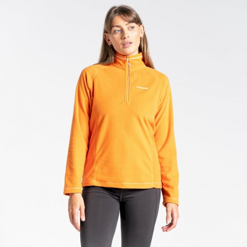 Chandails En Molleton Craghoppers Miska Half Zip Femme Orange | YZJF63948