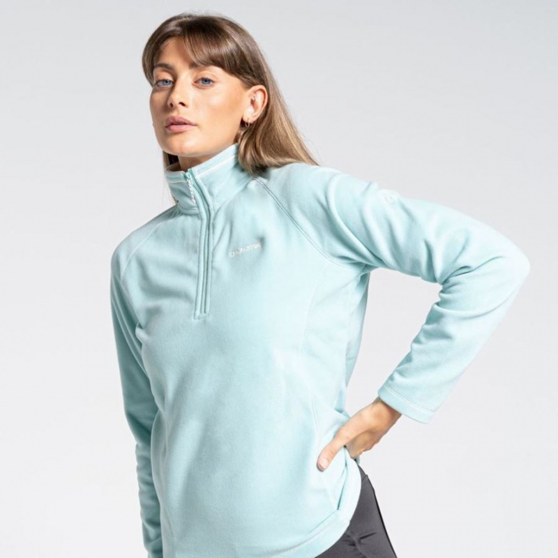 Chandails En Molleton Craghoppers Miska Half Zip Femme Turquoise | AUYK64937