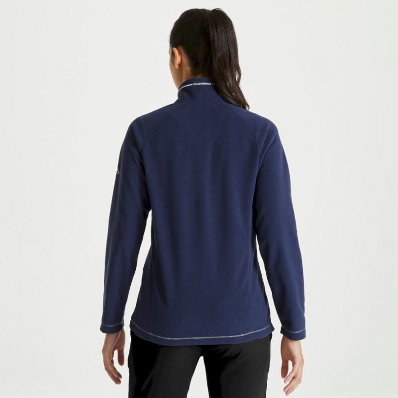 Chandails En Molleton Craghoppers Miska Half Zip Femme Bleu Marine | ZWJM84275