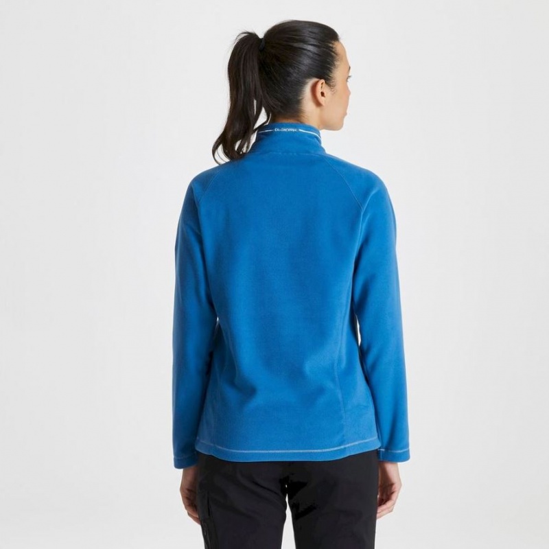 Chandails En Molleton Craghoppers Miska Half Zip Femme Bleu | UOTL10247