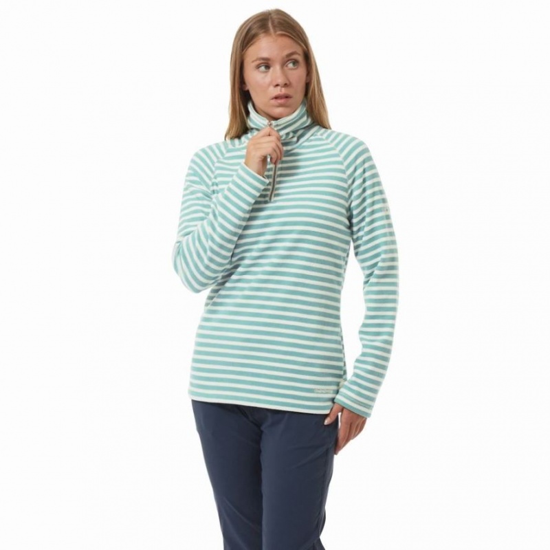 Chandails En Molleton Craghoppers Natalia Half Zip Femme Vert | VMLO53048