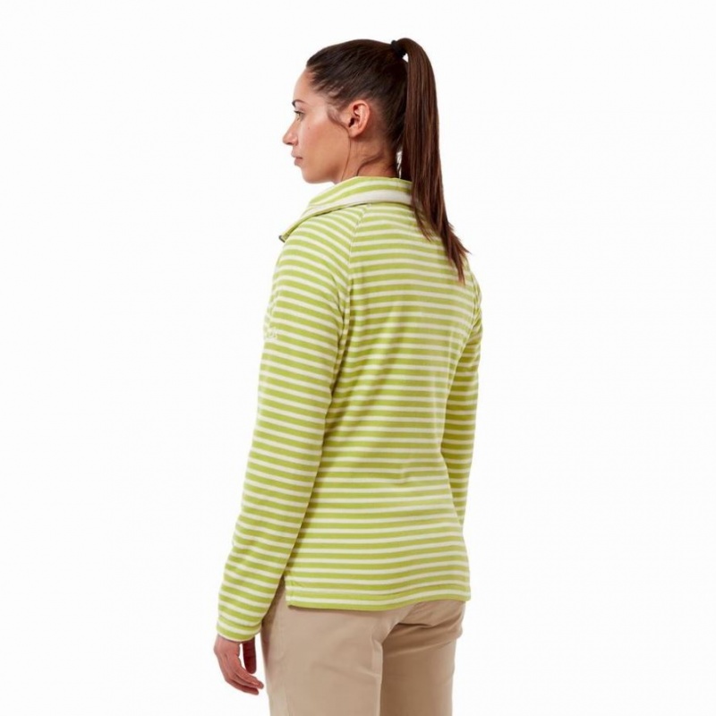 Chandails En Molleton Craghoppers Natalia Half Zip Femme Vert Clair | ARMX02613