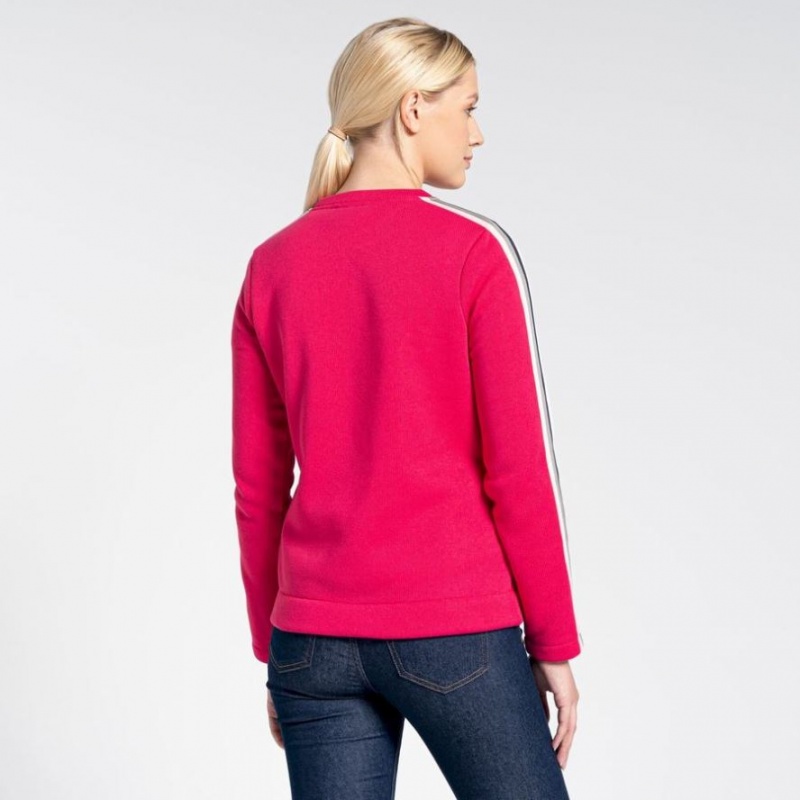 Chandails En Molleton Craghoppers Pinalla Crew Neck Femme Rose | KWFQ29415